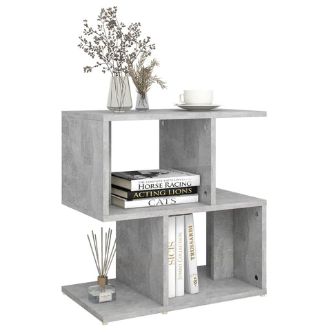 vidaXL Bedside Cabinet Concrete Grey 50x30x51.5 cm Engineered Wood