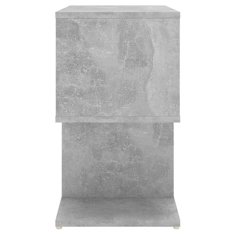 vidaXL Bedside Cabinet Concrete Grey 50x30x51.5 cm Engineered Wood