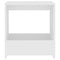 vidaXL Side Table White 50x26x50 cm Engineered Wood