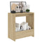 vidaXL Side Table Sonoma Oak 50x26x50 cm Engineered Wood