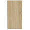 vidaXL Side Table Sonoma Oak 50x26x50 cm Engineered Wood