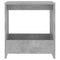 vidaXL Side Table Concrete Grey 50x26x50 cm Engineered Wood