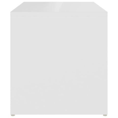 vidaXL Side Table White 59x36x38 cm Engineered Wood