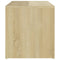 vidaXL Side Table Sonoma Oak 59x36x38 cm Engineered Wood