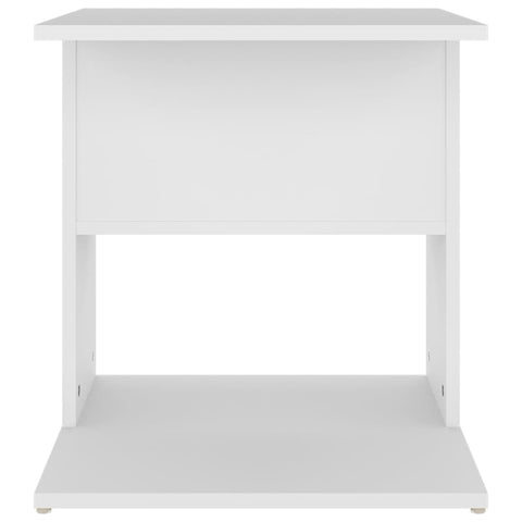 vidaXL Side Table White 45x45x48 cm Engineered Wood
