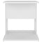 vidaXL Side Table White 45x45x48 cm Engineered Wood