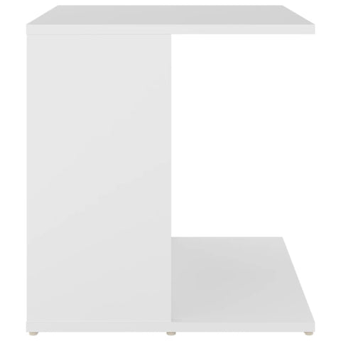 vidaXL Side Table White 45x45x48 cm Engineered Wood