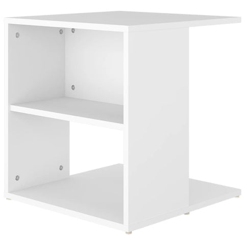 vidaXL Side Table White 45x45x48 cm Engineered Wood