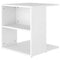 vidaXL Side Table White 45x45x48 cm Engineered Wood