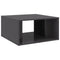vidaXL Coffee Tables 4 pcs High Gloss Grey 33x33x33 cm Engineered Wood