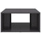 vidaXL Coffee Tables 4 pcs High Gloss Grey 33x33x33 cm Engineered Wood
