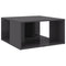 vidaXL Coffee Tables 4 pcs High Gloss Grey 33x33x33 cm Engineered Wood