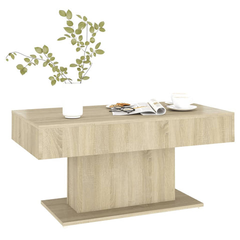 vidaXL Coffee Table Sonoma Oak 96x50x45 cm Engineered Wood