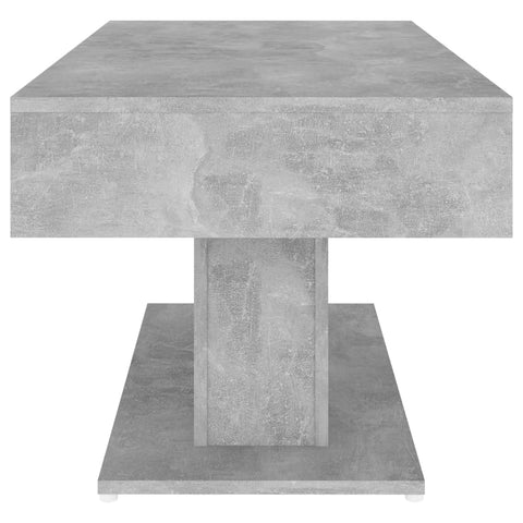 vidaXL Coffee Table Concrete Grey 96x50x45 cm Engineered Wood