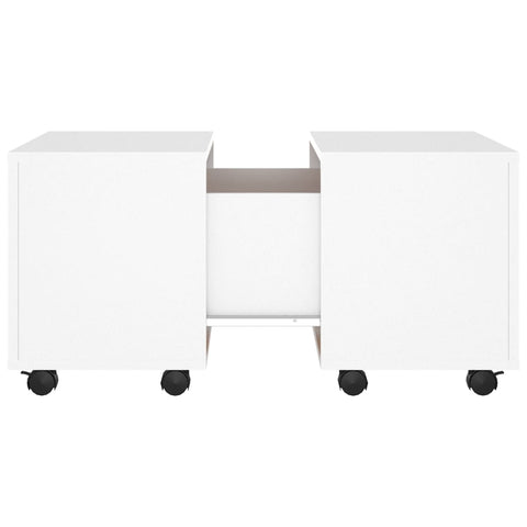 vidaXL Coffee Table White 60x60x38 cm Engineered Wood