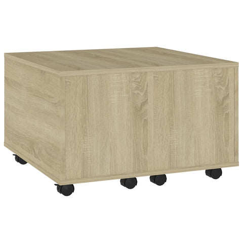 vidaXL Coffee Table Sonoma Oak 60x60x38 cm Engineered Wood