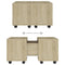 vidaXL Coffee Table Sonoma Oak 60x60x38 cm Engineered Wood