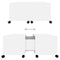 vidaXL Coffee Table White 75x75x38 cm Engineered Wood