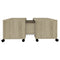 vidaXL Coffee Table Sonoma Oak 75x75x38 cm Engineered Wood