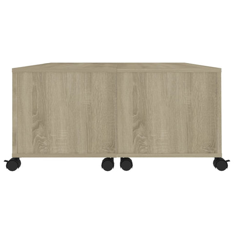 vidaXL Coffee Table Sonoma Oak 75x75x38 cm Engineered Wood