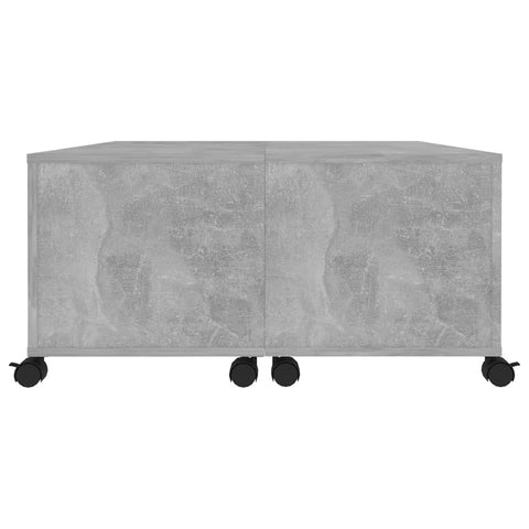 vidaXL Coffee Table Concrete Grey 75x75x38 cm Engineered Wood