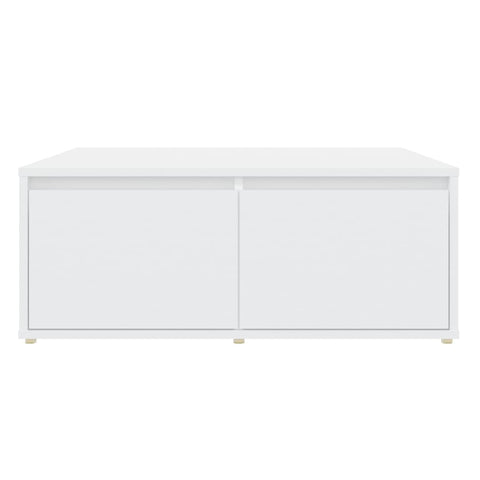 vidaXL Coffee Table White 80x80x31 cm Engineered Wood