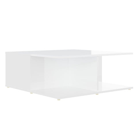 vidaXL Coffee Table White 80x80x31 cm Engineered Wood
