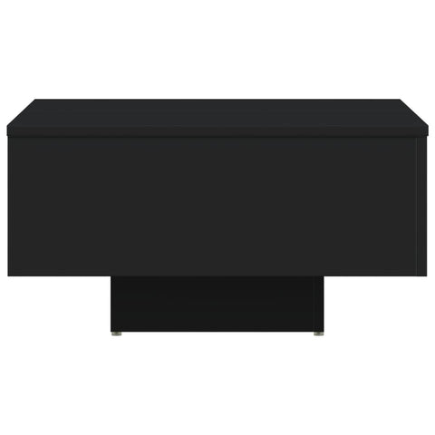 vidaXL Coffee Table Black 60x60x31.5 cm Engineered Wood