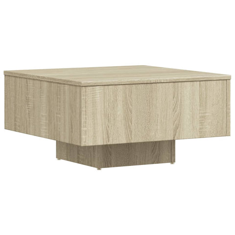 vidaXL Coffee Table Sonoma Oak 60x60x31.5 cm Engineered Wood