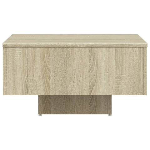 vidaXL Coffee Table Sonoma Oak 60x60x31.5 cm Engineered Wood