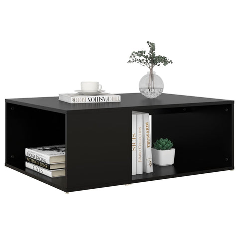 vidaXL Coffee Table Black 90x67x33 cm Engineered Wood