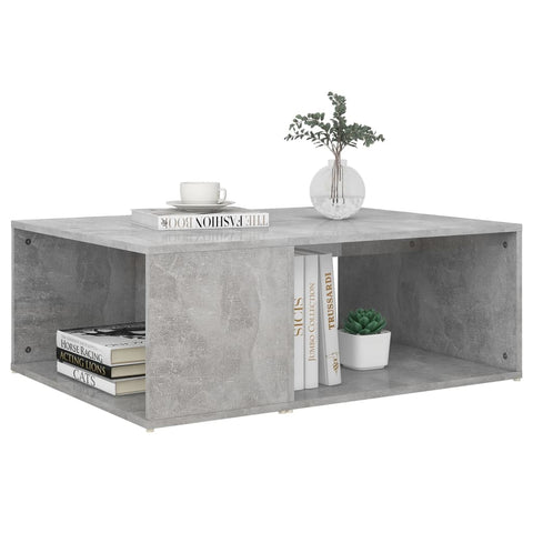 vidaXL Coffee Table Concrete Grey 90x67x33 cm Engineered Wood