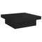 vidaXL Coffee Table Black 90x90x28 cm Engineered Wood