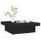 vidaXL Coffee Table Black 90x90x28 cm Engineered Wood