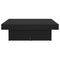 vidaXL Coffee Table Black 90x90x28 cm Engineered Wood