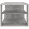 vidaXL Coffee Table Concrete Grey 100x50x40 cm Engineered Wood