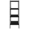 vidaXL 4-Tier Shelving Unit Black 80x40x130 cm