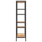 vidaXL Book Shelf 80x30x120 cm Steel and Engineered Wood