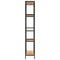 vidaXL Book Shelf 80x30x180 cm Steel and Engineered Wood