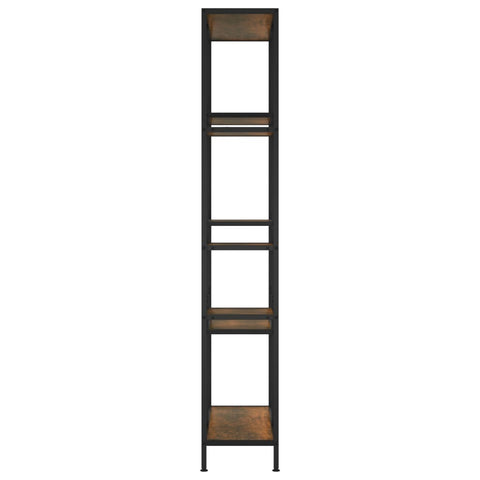 vidaXL Book Shelf 80x30x180 cm Steel and Engineered Wood