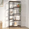 vidaXL Book Shelf 80x30x180 cm Steel and Engineered Wood