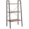 vidaXL 3-Tier Standing Shelf Dark Brown and Black 56x35x108 cm