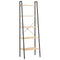 vidaXL 5-Tier Standing Shelf Light Brown and Black 56x35x174 cm