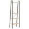 vidaXL 5-Tier Standing Shelf Light Brown and Black 56x35x174 cm