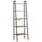vidaXL 5-Tier Standing Shelf Dark Brown and Black 56x35x174 cm