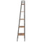 vidaXL 5-Tier Standing Shelf Dark Brown and Black 56x35x174 cm