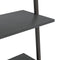 vidaXL 3-Tier Leaning Shelf Black 64x34x116 cm