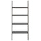 vidaXL 4-Tier Leaning Shelf Black 64x34x150.5 cm
