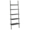 vidaXL 5-Tier Leaning Shelf Black 64x34x185.5 cm