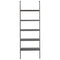 vidaXL 5-Tier Leaning Shelf Black 64x35x185 cm